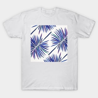 fan palm indigo T-Shirt